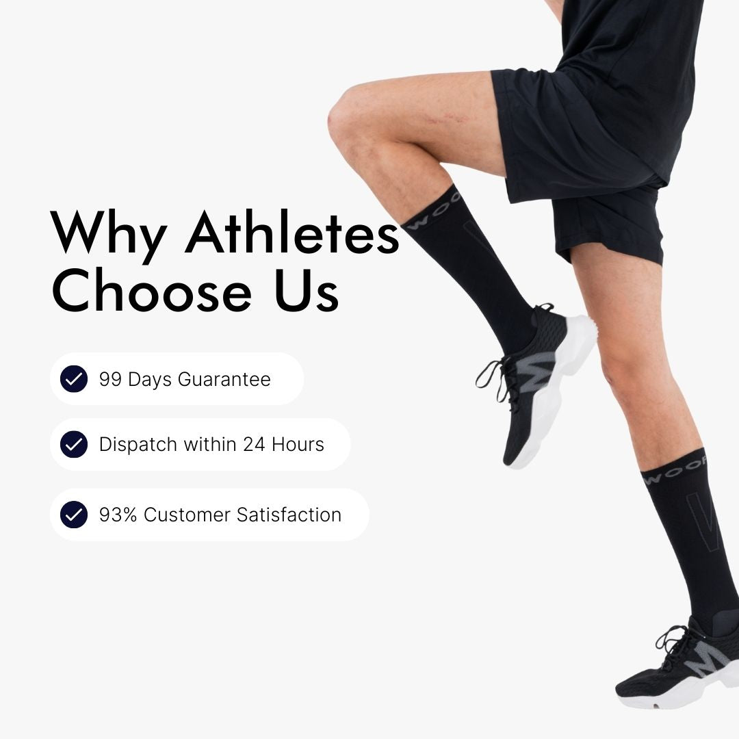 Navy Performance Compression Socks