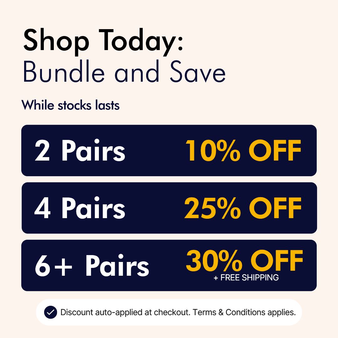 Performance Compression Socks, Black and Fluro Pink